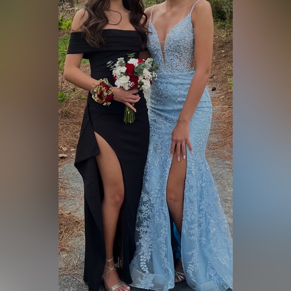 Light blue sherri hill dress